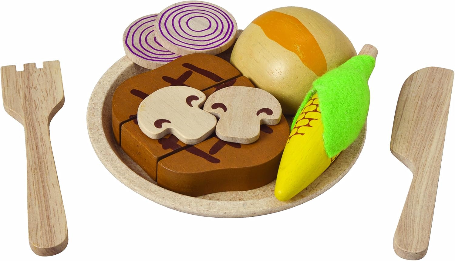 PLAN TOYS Steak Set Amazon.de Spielzeug