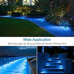MEIKEE Solar Deck Lights Led Dock Lights 1200mAh