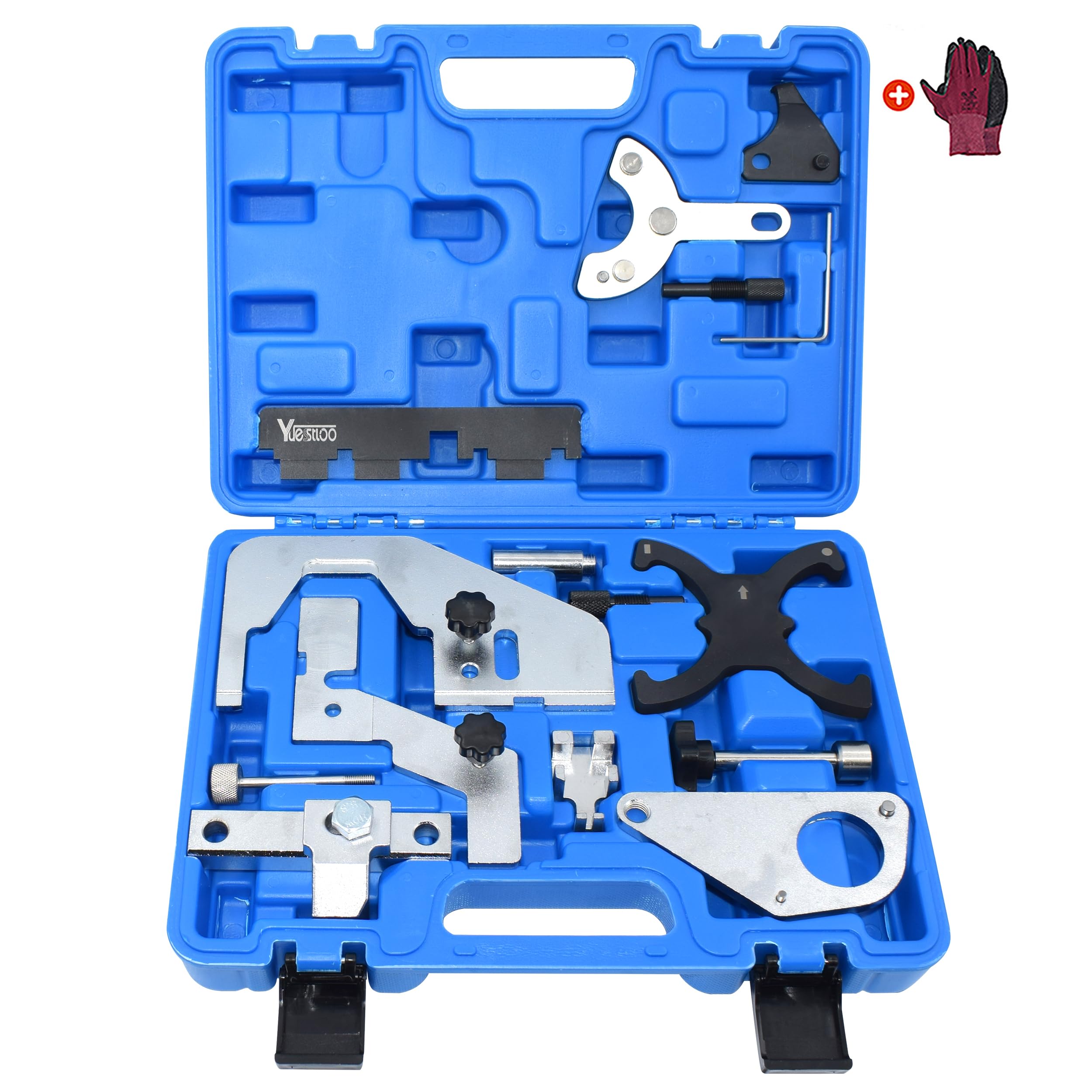 Photo 1 of Yuesstloo Camshaft Alignment Locking Timing Tool Kit, Compatible with Ford Volvo 1.5T 1.6T 2.0T Jaguar Land Rover Evoque 2.0T, Replace 303-1097 303-1504 303-1595