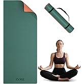 Yoga Mat Non Slip, Anti-Tear 1/4 Thick TPE Yoga Mats for Women and Men, 72"x24" Exercise & Fitness Mat with Carrying Strap, Workout Mats for Yoga, Pilates and Floor Exercise