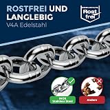 NietFullThings Stainless Steel Short Link Chain 316 Marine Grade 3 mm Pack 3 view 4