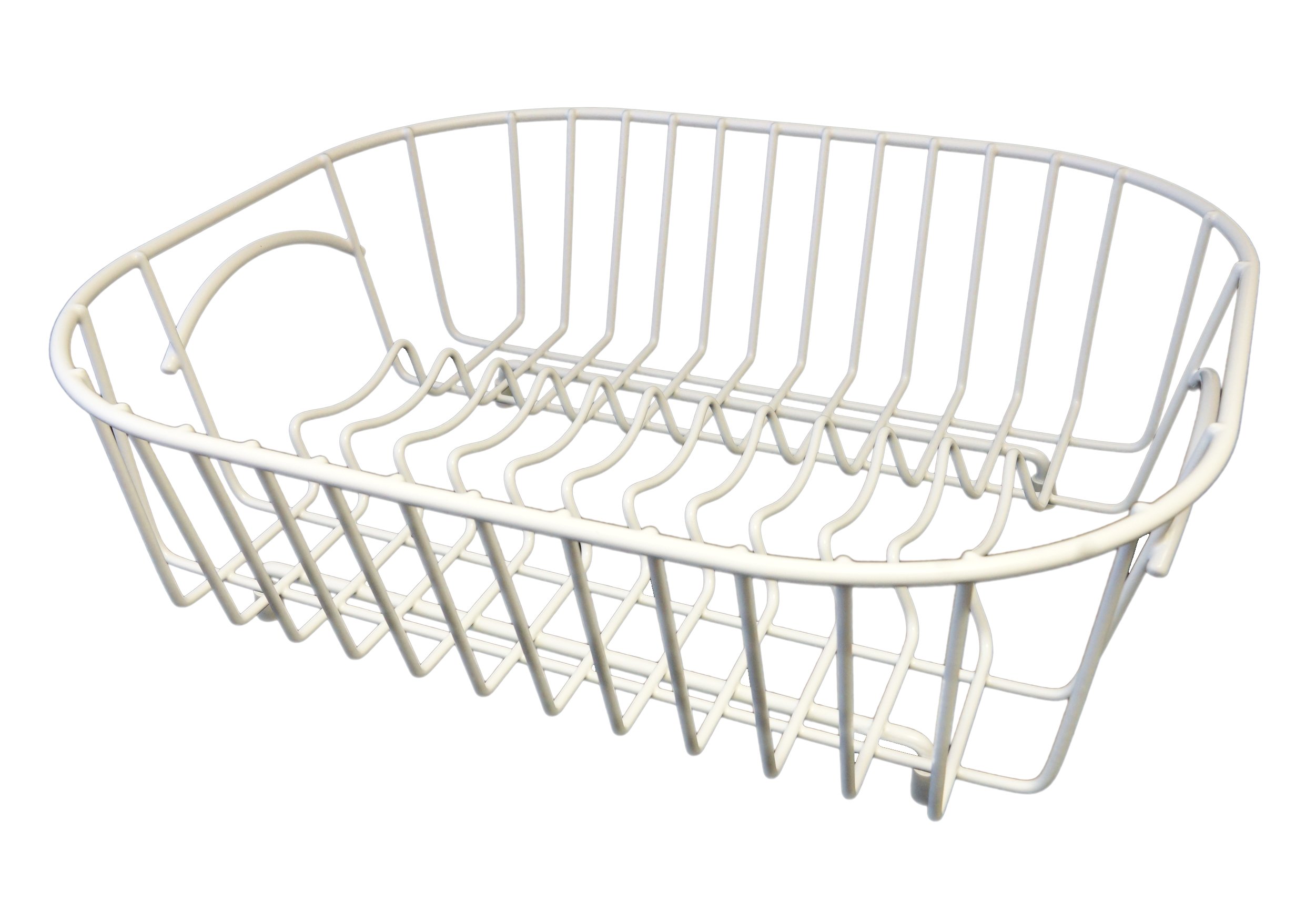 Delfinware White Plate Sink Basket, 2948W