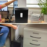 Duronic PS815 Cross Cut Shredder 8 Sheets 15L Bin 250W Office Home view 7