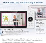 VTech VM901 Smart Wi-Fi Baby Monitor 5 inch 720p Display PTZ 1080p Camera view 4