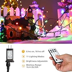 BrizLabs Christmas Lights, 180ft 500 LED Color