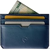 Vaultskin MOORGATE Slim Card Holder - Minimalist Leather Wallet, RFID Blocking Sleeve, Fits Front Pocket, for Men and Women