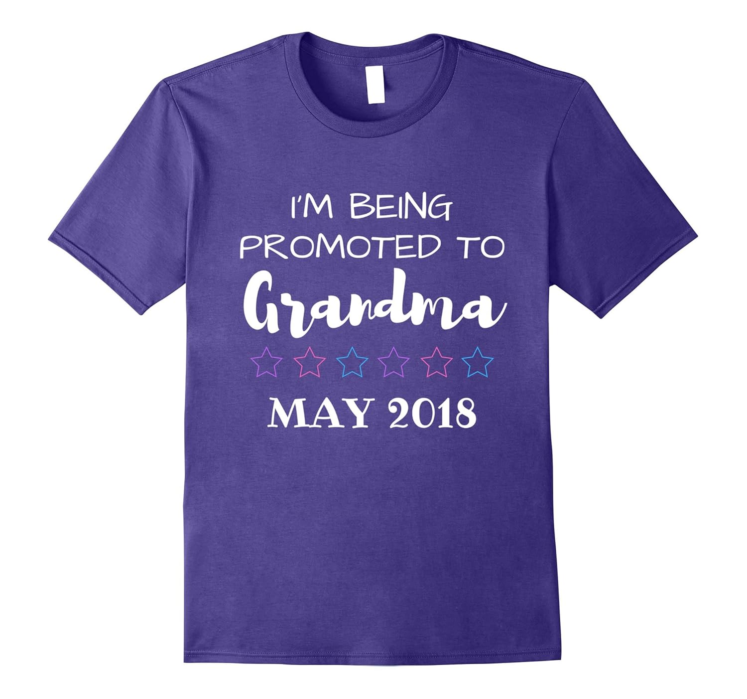 I'm Being Promoted to Grandma Pregnancy Announcement T Shirt-Rose