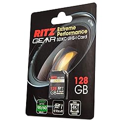 Ritz Gear 128GB High-Speed SDXC UHS-I SD