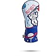 Pins & Aces NASA Head Cover - Premium, Hand-Made Leather Headcover - NASA Space Shuttle, Tour Quality Golf Club Cover - Style and Customize You Golf Bag