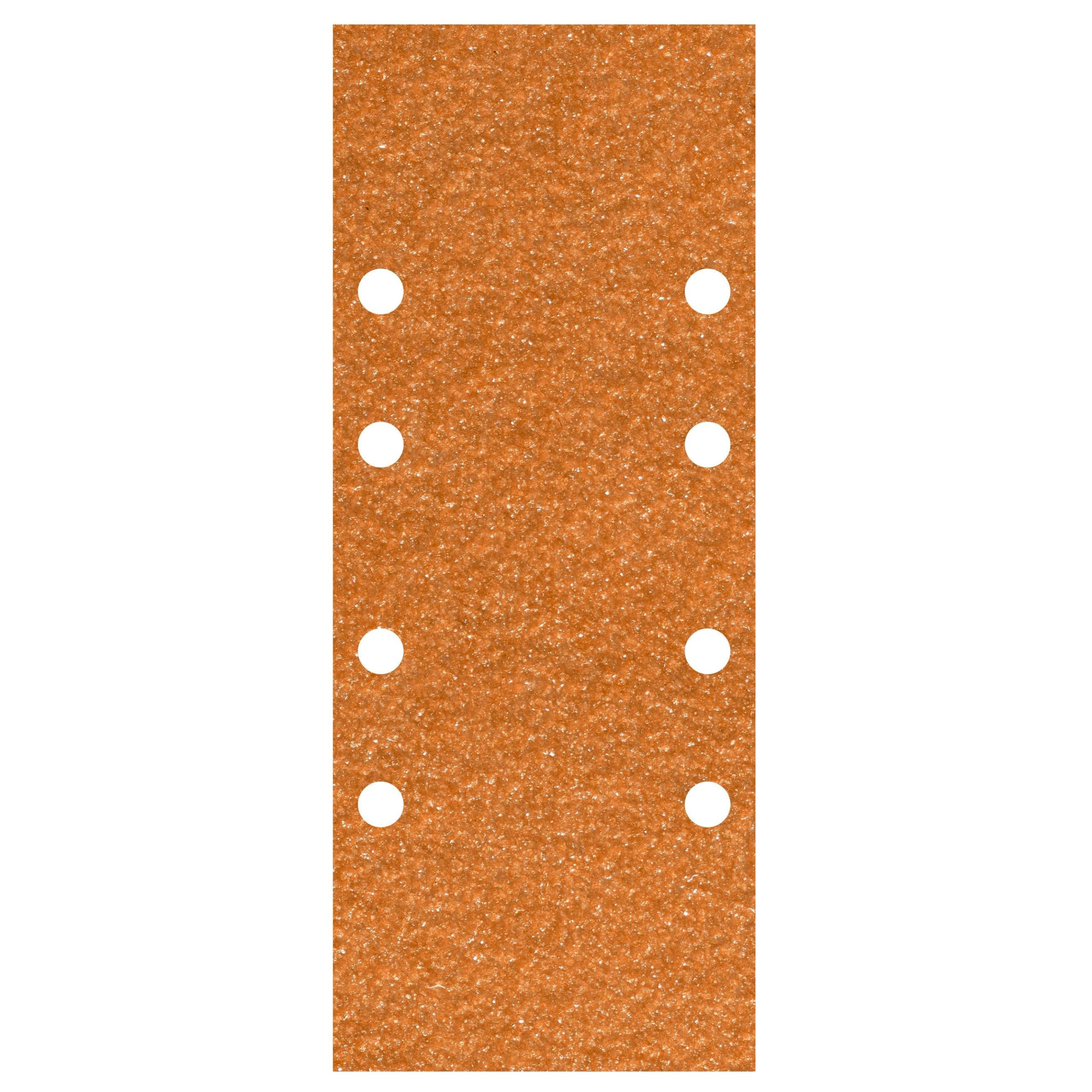 wolfcraft 5 Easy-Fix Sanding Sheets for Wood/Metal, 93 x 230 mm, grain 180 I 1966000