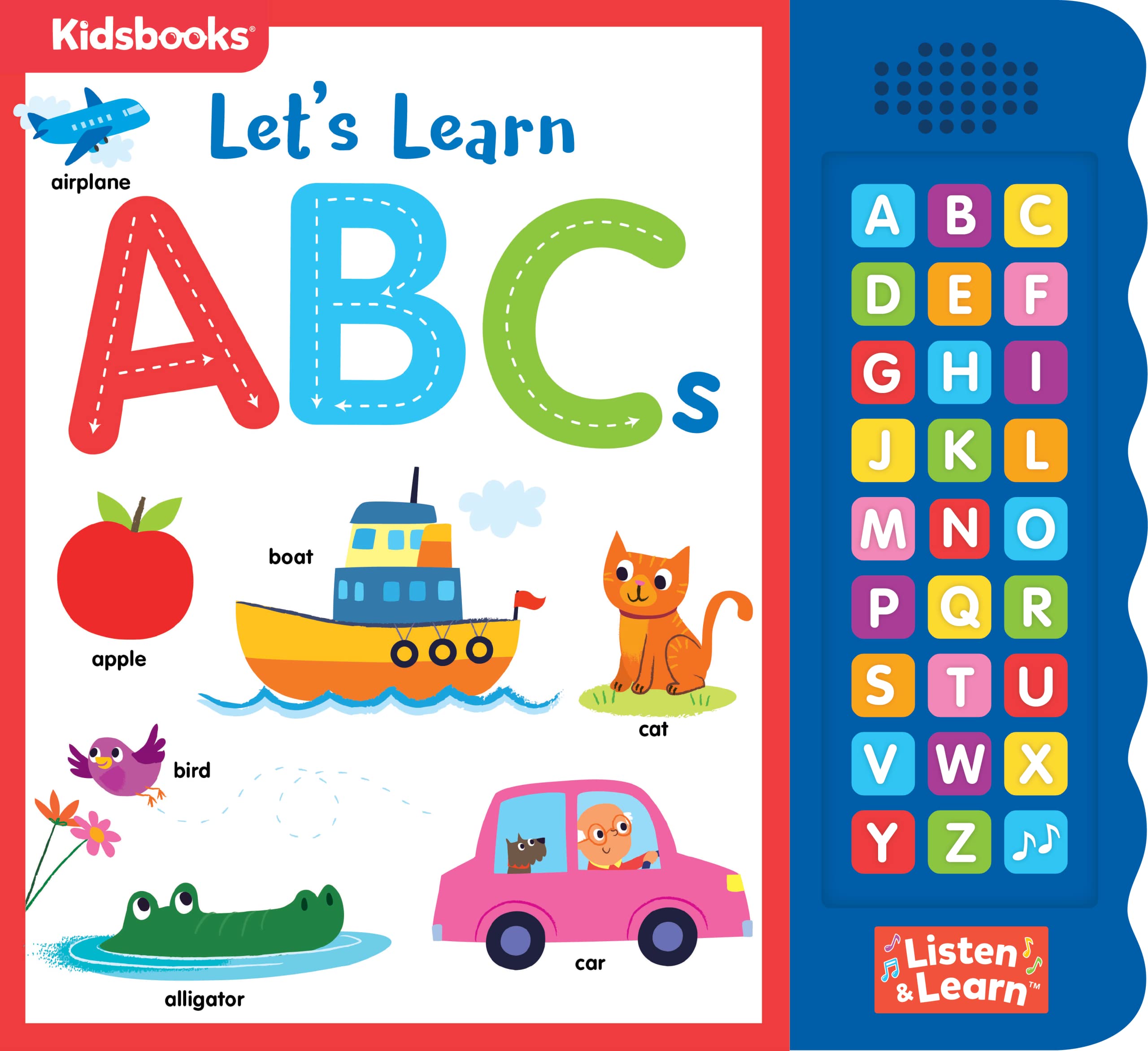 Let's Learn ABCs - Interactive Sound Book for Toddlers | 27 Fun Buttons, Tracing & Alphabet Song | Touch & Feel Board Book for Early Learning Let's Learn ABCs - Interactive Sound Book for Toddlers | 27 Fun Buttons, Tracing & Alphabet Song | Touch & Feel Board Book for Early Learning Board book