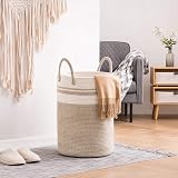 YOUDENOVA Cotton Rope Basket Large 58L 38x50cm Woven Storage Nursery Hamper view 6