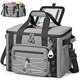 Maelstrom Soft Sided Cooler Bag, 30/40 Can Collapsible Insulated Ice Chest, Large Leakproof Portable Storage for Camping, Travel, Kayaking & Beach