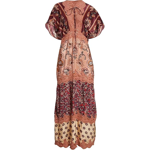 LoveStitch Women's Bohemian Paisley Prints Maxi Dress (Small, Red) at  Amazon Women's Clothing store