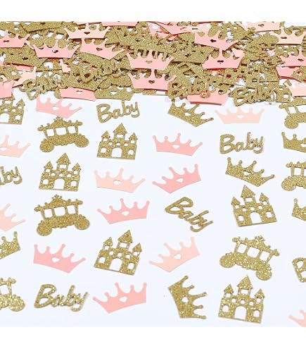 Little Princess Crown Photo Table Toppers - 15 Piece Set For Birthday Party Centerpieces & Decor - View #3