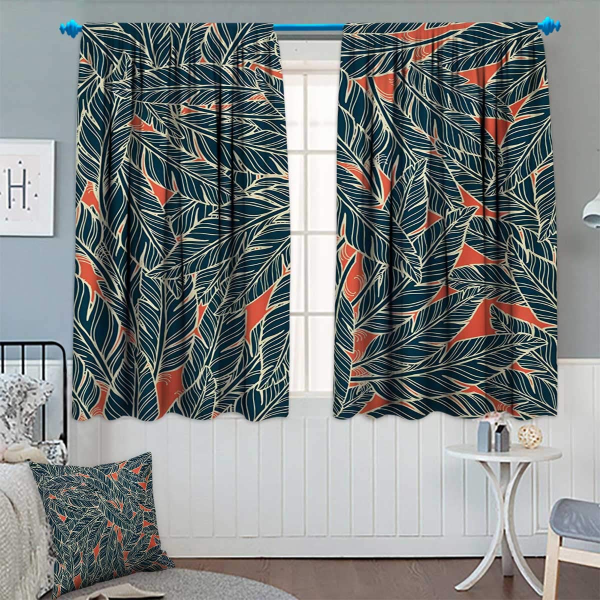 Amazon Com Chaneyhouse Feather Window Curtain Fabric Modern