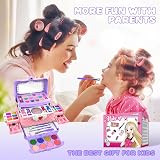 FHNSEL Kids Makeup Set 54-in-1 Washable Princess Toy Gift 4-12 view 6