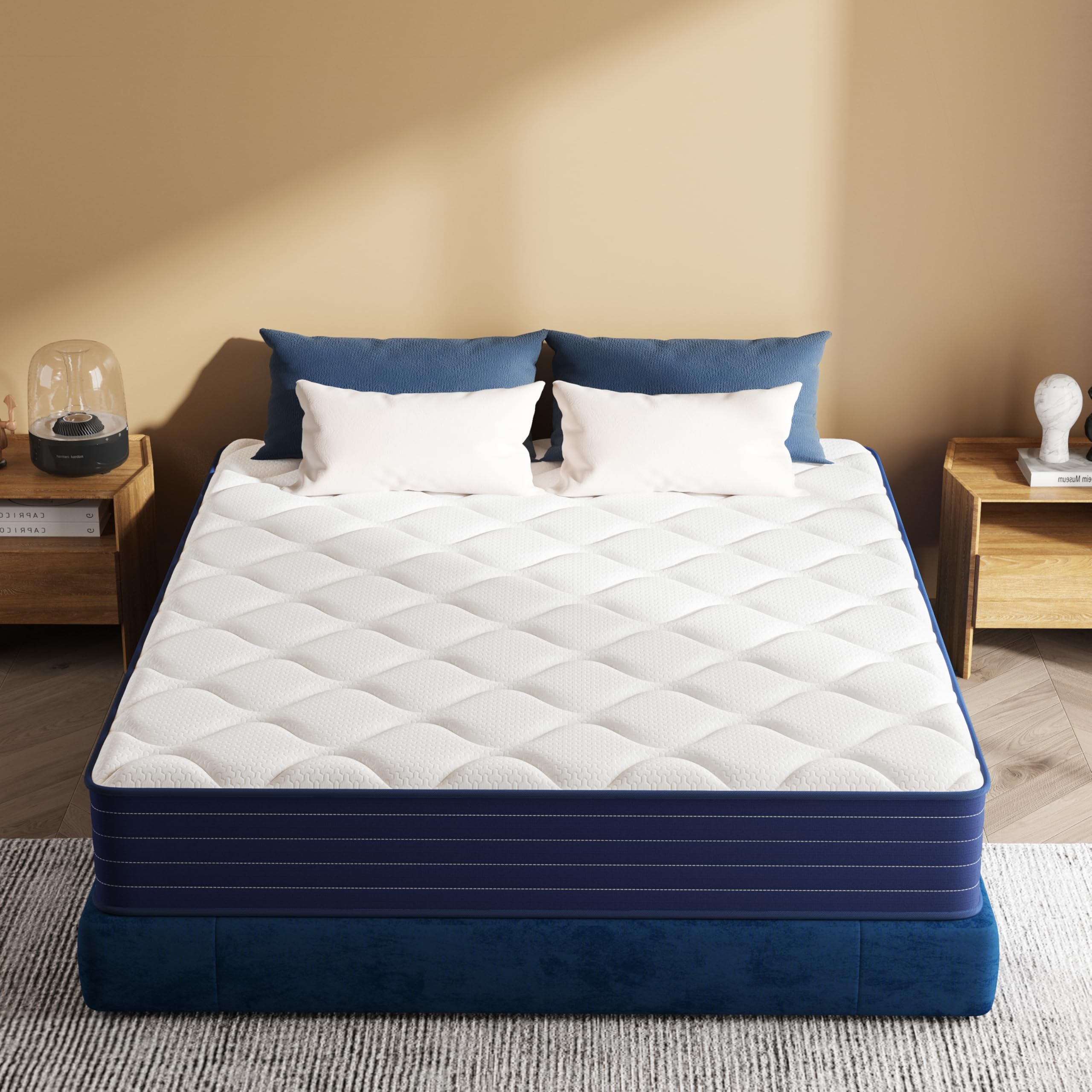 Photo 1 of Traumliebe Queen Mattress, 12 Inch Queen Size Mattresses in a Box, Mattress Queen Size, Pocket Spring&Memory Foam, Medium Firm, Motion Isolation, Fiberglass Free, CertiPUR-US Certified