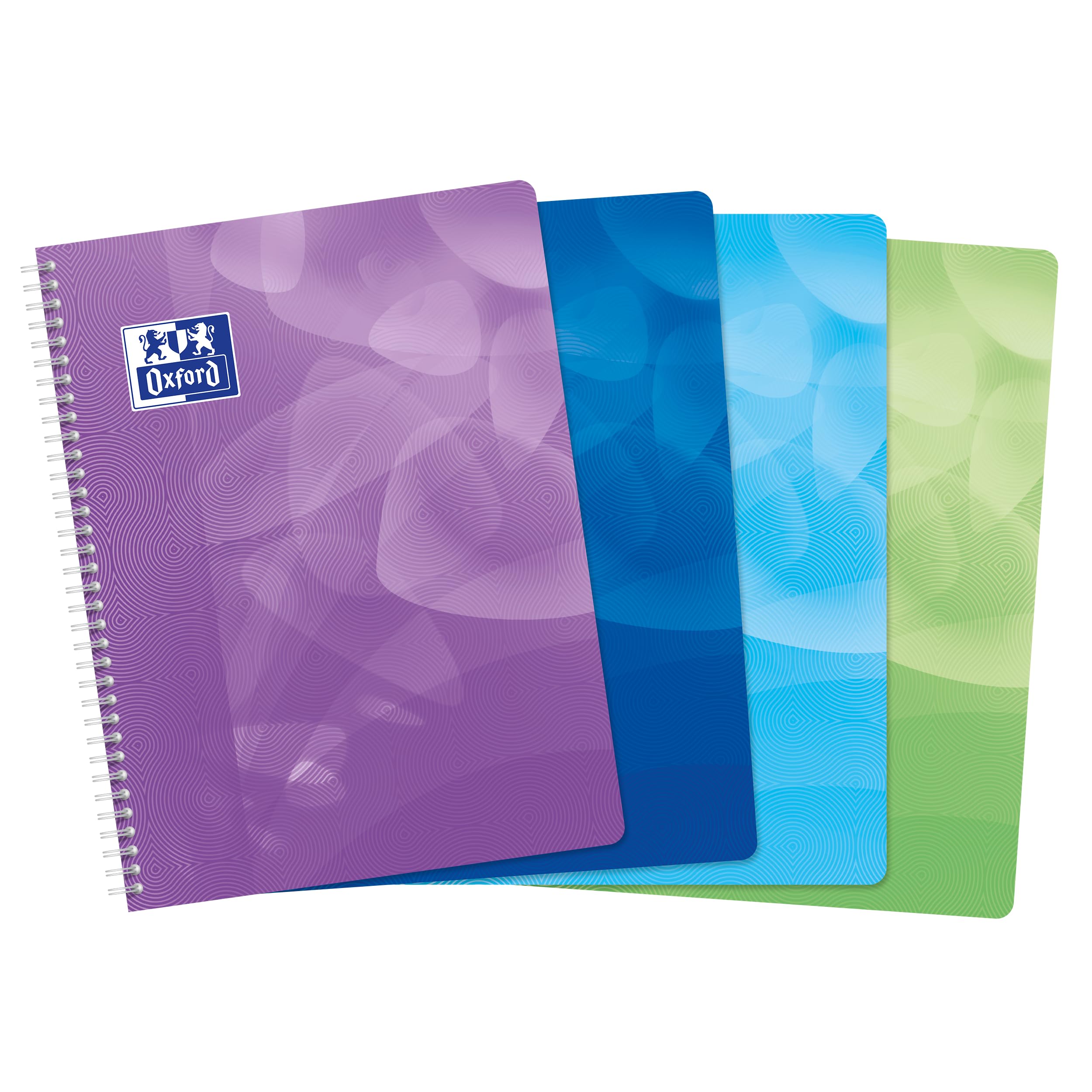 Oxford Wirebound Polypropylene Pack of 5 (French-Ruled 24 x 32 Assorted