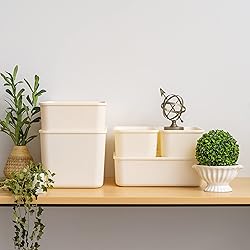 IRIS USA Plastic Modular Basket COMBO