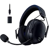 Razer BlackShark V3 Pro Wireless ANC Gaming Headset for PS5: Full Band Mic - 50mm Drivers - 2.4 GHz, Bluetooth, 3.5mm - Works
