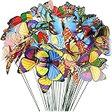 Butterfly Stakes, 50pcs 11.5inch Garden Butterfly Ornaments, Waterproof Butterfly Decorations for Indoor/Outdoor Yard, Patio 