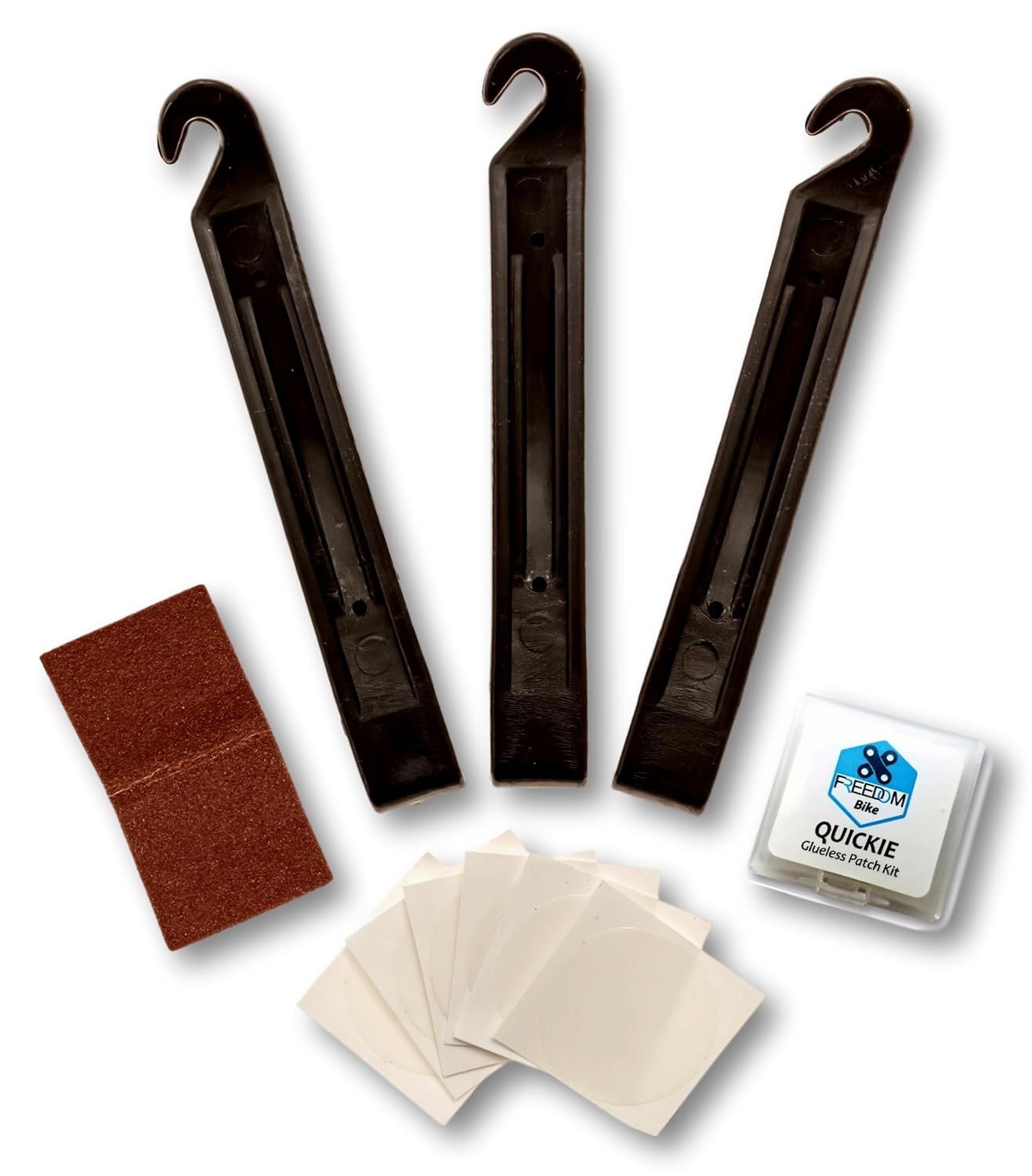 Tyre Patch Motorcycle Singapore, Freedom Bike Glueless Bicycle Tire Tube Patch Kit Self Adhesive Quickie Includes 6 Patches Sandpaper Scuffer 3 Tire Levers And A Compact Patch, Tyre Patch Motorcycle Singapore