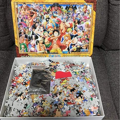 Amazon ワンピース 麦わらの一味と能力者たち ジグソーパズル 1000p セブンイレブン ジグソーパズル ホビー