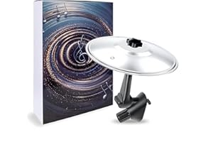 TZQZYL Car Cymbal, Car Air Vent Mini Drum Crash Cymbal for Car Vent, Make Your Driving More Fun, Suitable for All Types Of Vehicles, Silver