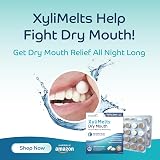XyliMelts Dry Mouth Relief Discs Unflavoured 80 Count – Overnight Moisture view 7