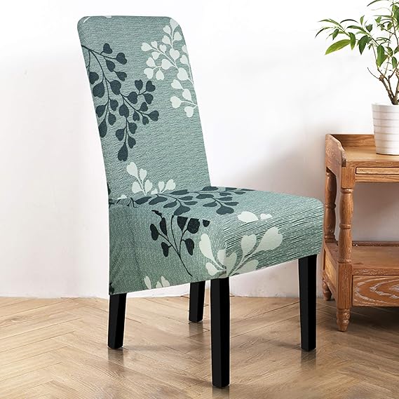 Buy Stretch Dining Chair Covers Xl Oversized Removable Washable Soft Spandex High Back Large Chair Cover Slipcover For Dining Room Kitchen Hotel Table Banquet 4 Per Set Gray Yzq Online At Low Prices