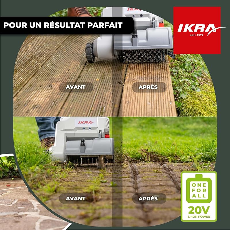 nettoyeur de surfaces et de joints à batterie Vario Brush IATR 20