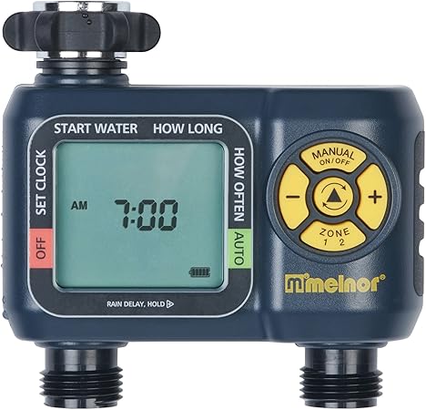 Amazon Com Melnor 2 Zone Automatic Water Timer Garden Outdoor