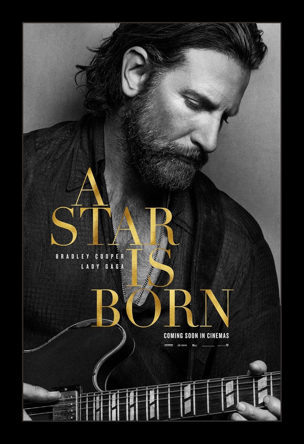 Wallspace 11x17 Framed Movie Poster - A Star is Born