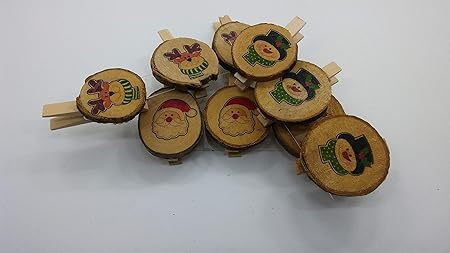 Segnaposto Natalizi Con Mollette.Cc Casalinghi Set Di 12 Mollette Segnaposto Con Legnetto Lavagnetta Per Scrivere I Nomi Con La Penna Sul Legnetto Natale Xmas Christmas Con Babbo Natale Dimensione 4x3 Cm Amazon It Casa E Cucina