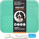 VEEVAO XL Lick mat for Large Dogs Breed, 12"×10" Food Grade Silicone Dog Lick Mat with Suction Cups, Lick Matts for Large Dog