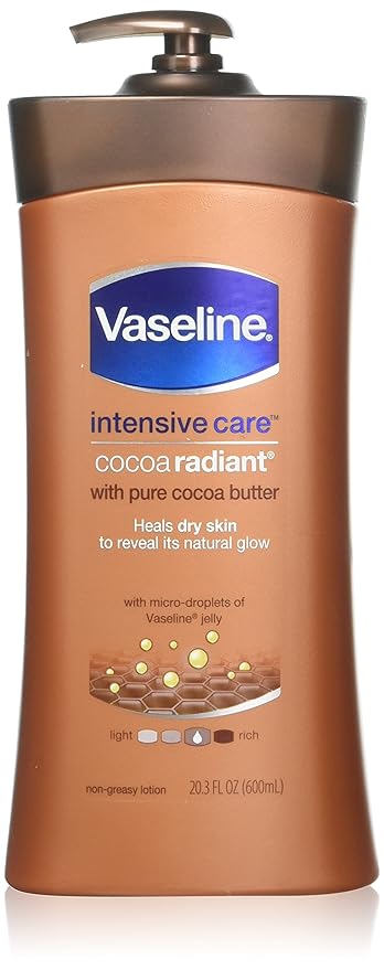 Vaseline Cocoa Butter Deep Conditioning Body Lotion With Cocoa Butter & Vitamin E - 20.3 Oz