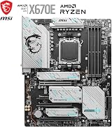 MSI X670E GAMING PLUS WIFI ATX AM5 Motherboard Ryzen 7000 DDR5 PCIe 5.0 Wi-Fi 6E view 2
