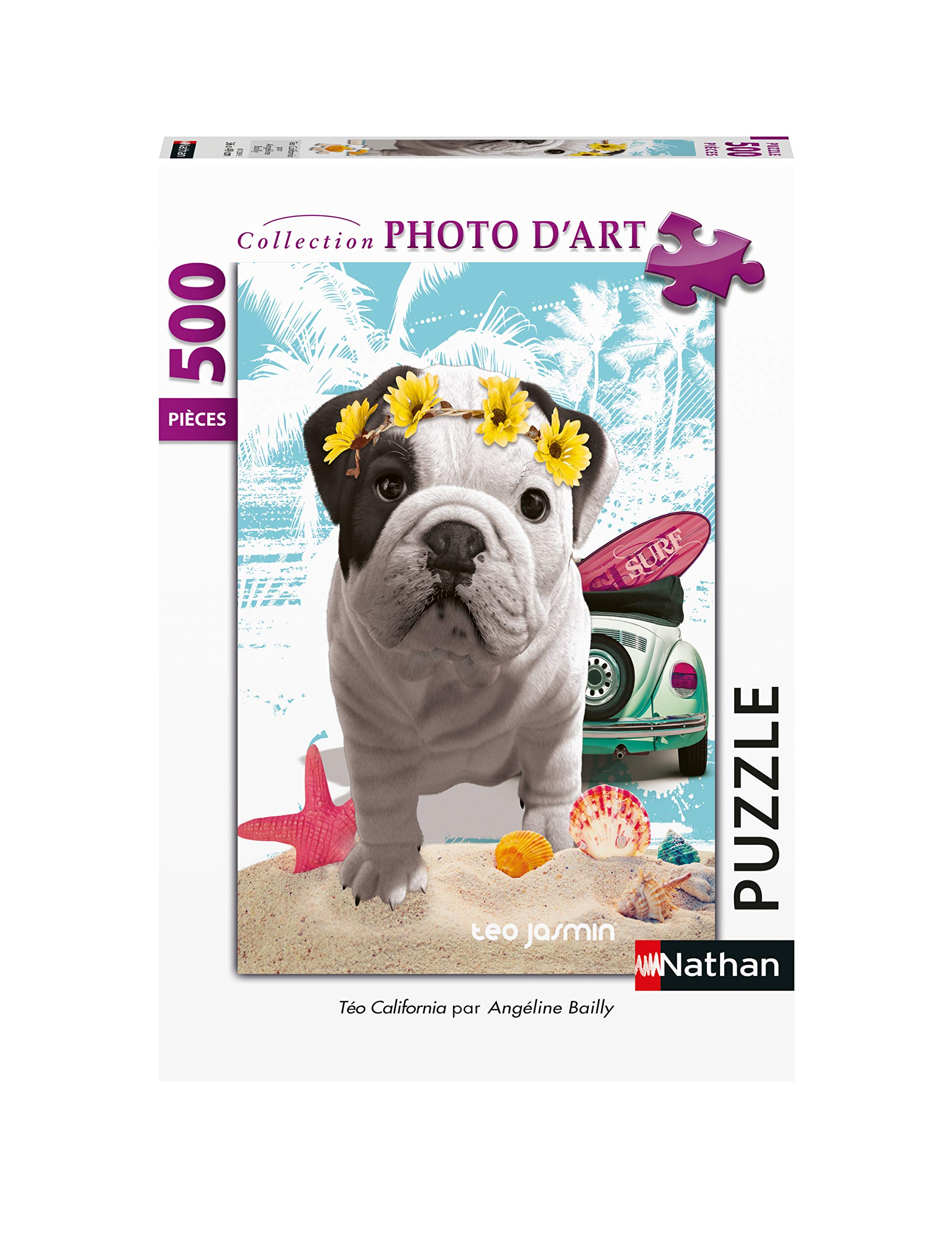 Nathan 87239 500 Piece Jigsaw Puzzle - Téo Jasmine - Adults and Children from 12 years old - Premium Quality Jigsaw Puzzle - Photo d'Art Collection