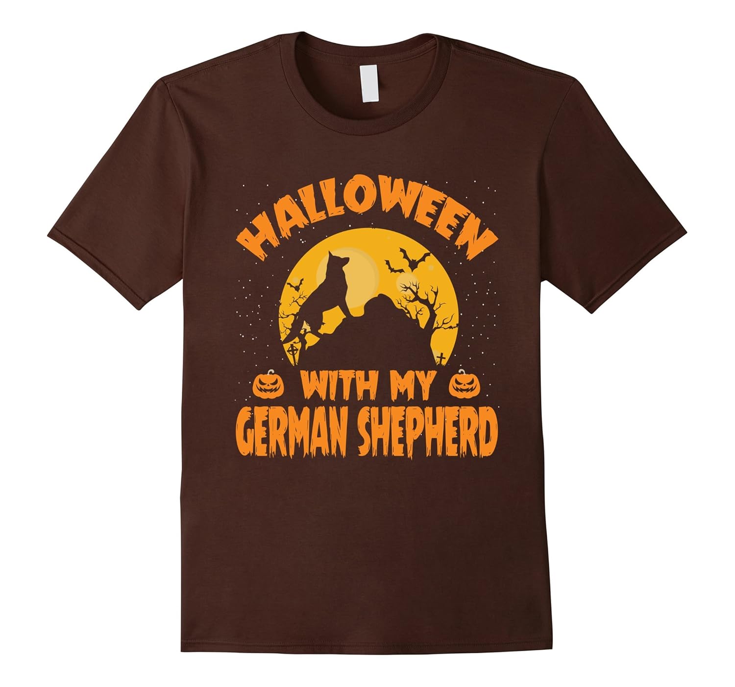 Halloween With My German Shepherd T-shirt- TPT