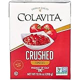 Colavita Italian Crushed Tomatoes, Tetra Recart Box, Eco-Friendly, Sustainable Packaging (Pack of 16)