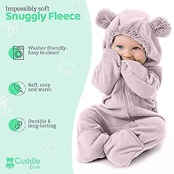 Fleece Baby Bunting Bodysuit – Infant One Piece
