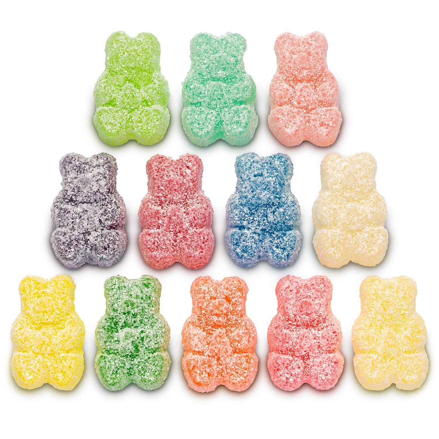 Sour 12 Flavor Gummi Bear : Grocery & Gourmet Food