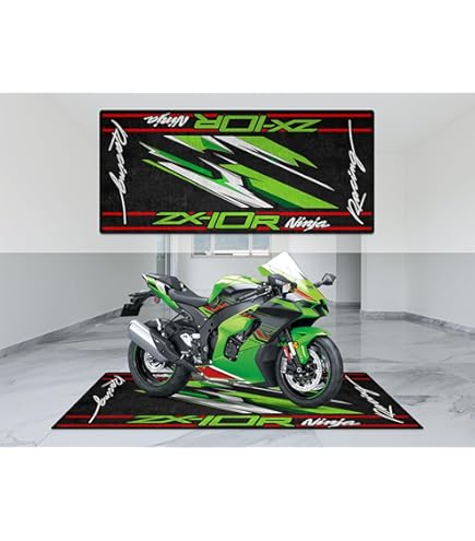 Amazon.com: wibeart MPM Motorcycle Mat ZX-6R Washable Non - Slip