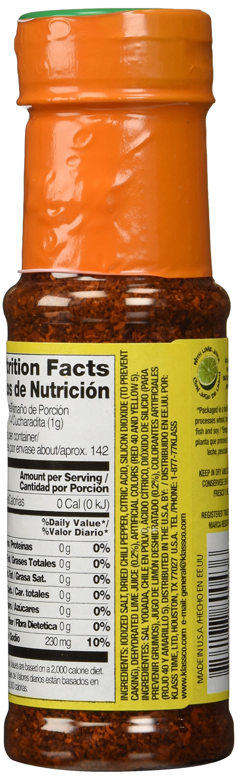 Klass Chili Powder Seasoning / Chilito Sazonador En Polvo 5 Oz (142g