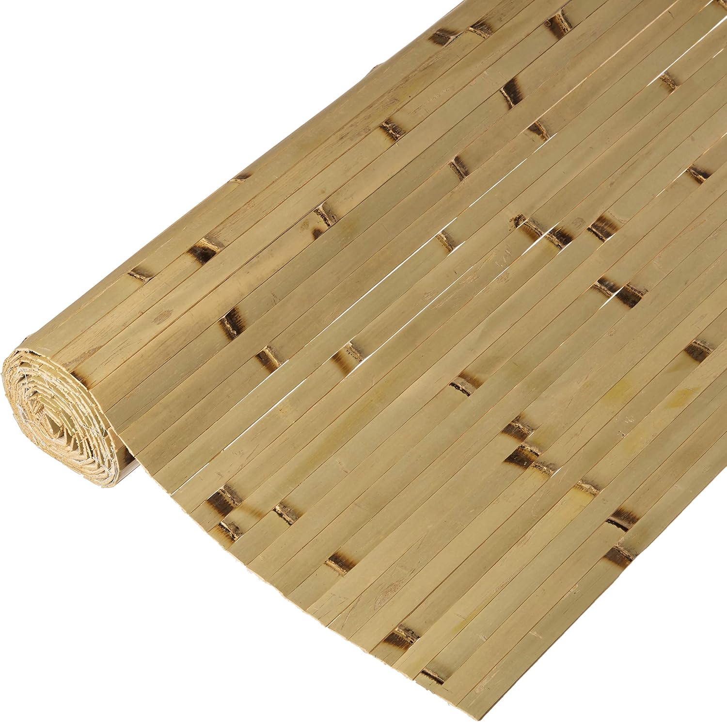 Forever Bamboo Bamboo Panel 4ft x 8ft, Raw Green Burnt