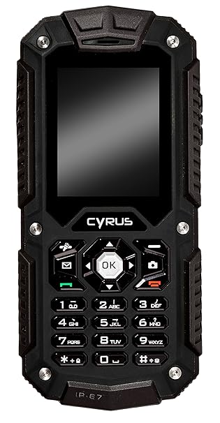 Cyrus CM6 BASIC Outdoor Handy, 1700 mAH Akku, Taschenlampe, 32MB, Dual SIM, 1,3 MP Kamera, stoßfest, staubdicht, wasserdicht,