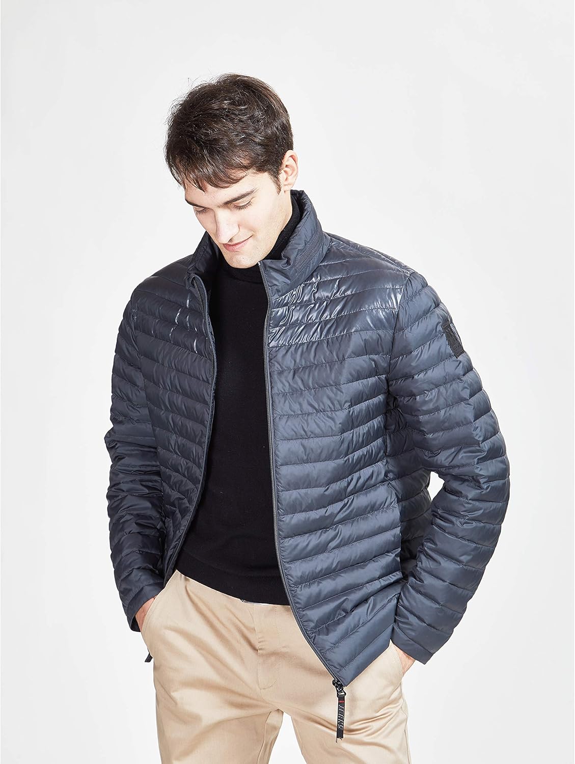 TIGER FORCE Winter Puffer Jacket for Men Hooded Quilted Active Coats Cotton Padded Outerwear Snowjacket Autumn at  Men’s Clothing store