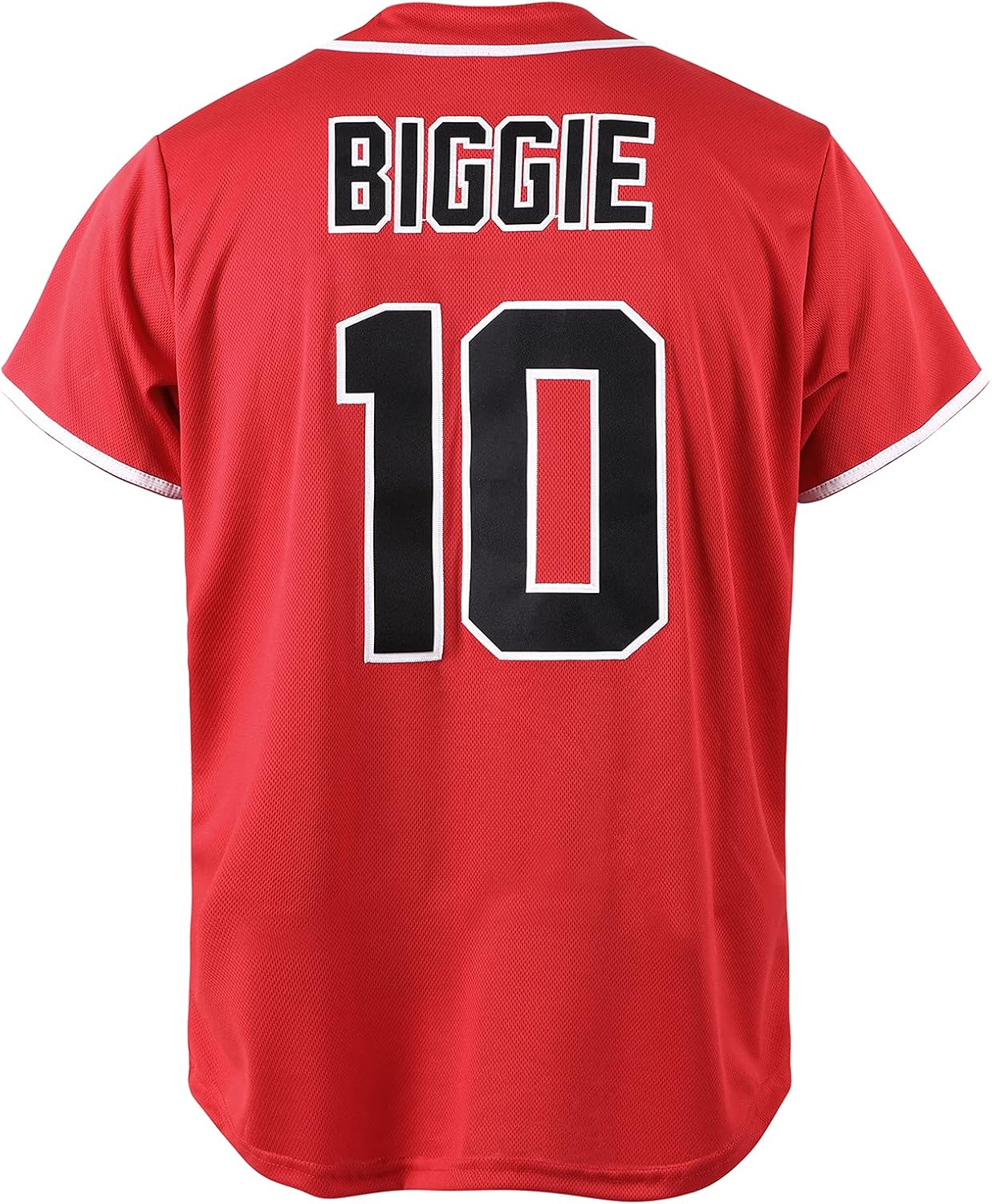 Bad Boy Baseball Jersey, 10 Clothing for Men, 90s Hip Hop Sports Shirts Black White Red Yellow Stripe Size S-XXXL: Clothing