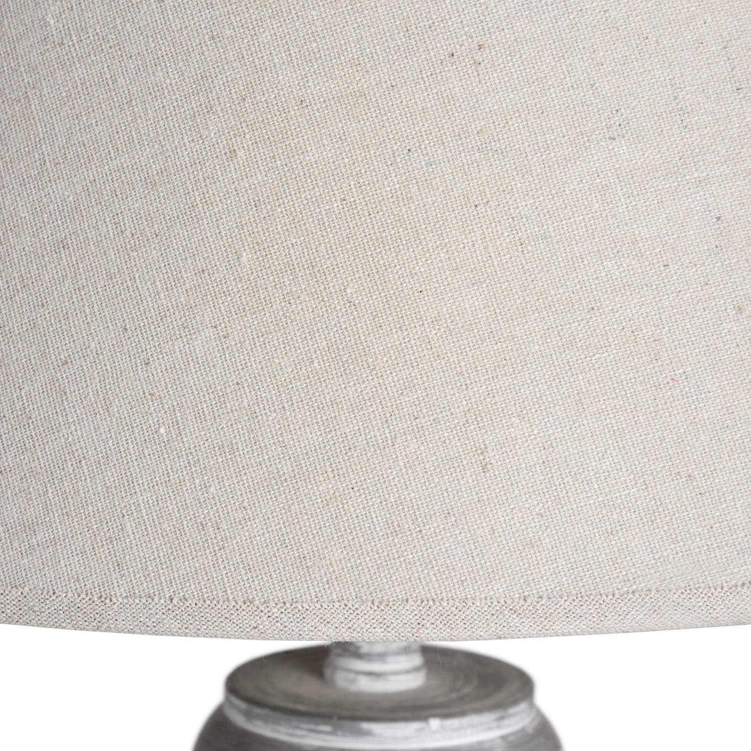 Hill 1975 Ithaca Floor Lamp, Wood, Linen, Mixed, one, 24.5 x 24.5 x 138cm - Image 4